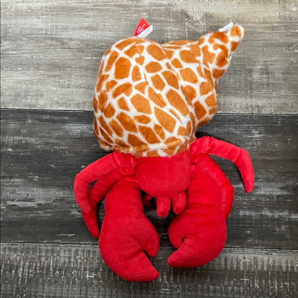 Plush Hermit Crab Toy with Giraffe Shell